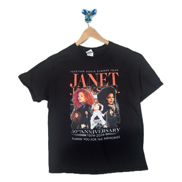 Janet Jackson 50th anniversary memorial T-shirt  - Picture 1 of 1